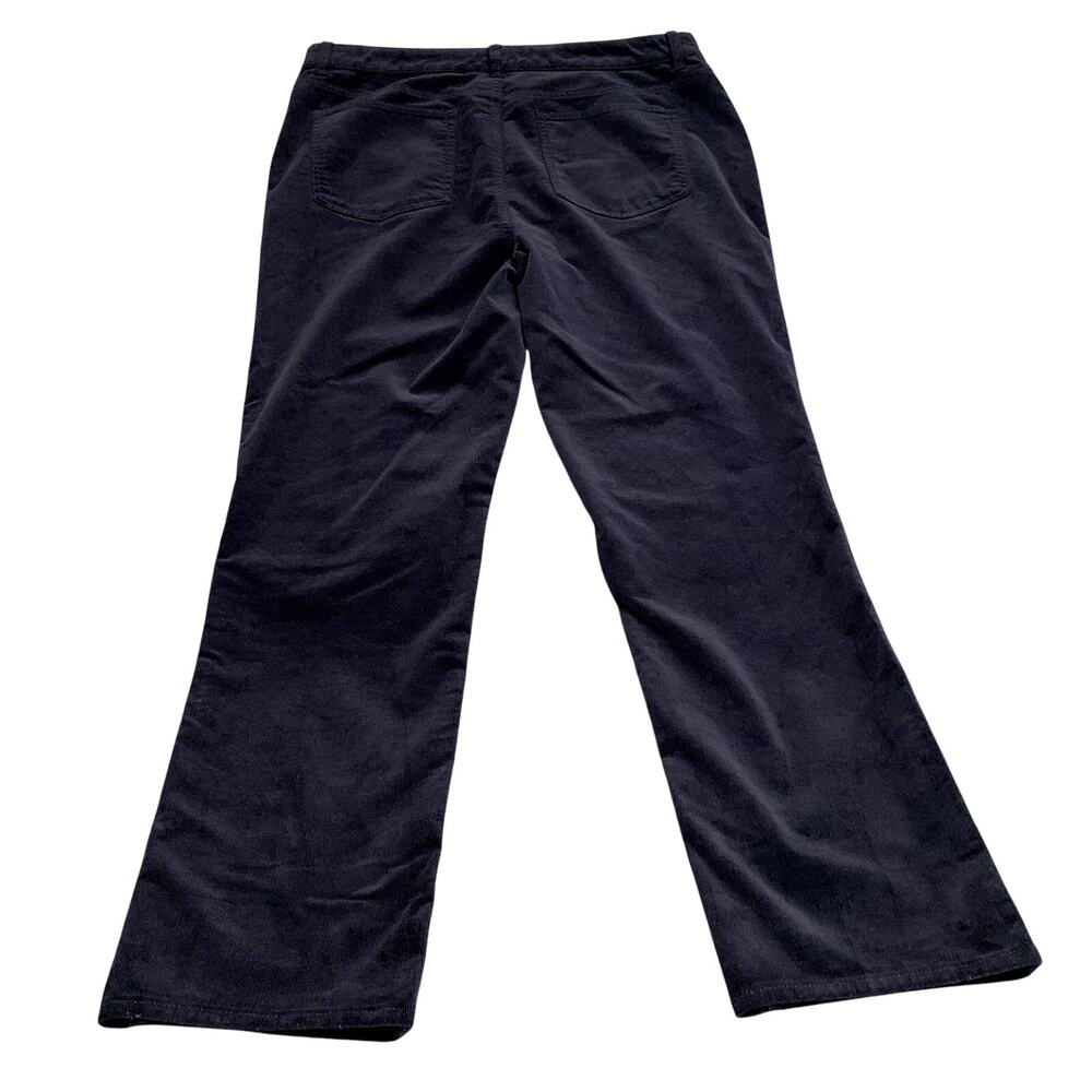 Talbots Navy Blue Stretch Corduroy Straight Leg 5 Pocket Pant Size 14 - Picture 5 of 8